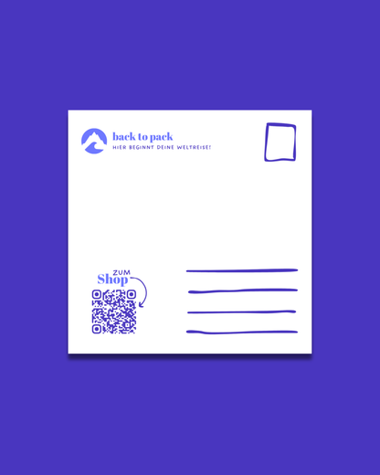 Postkarte Maushalten